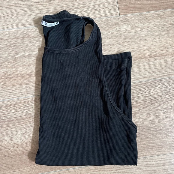 Zara Black Tank Top - Racerback - Size M - Picture 1 of 6